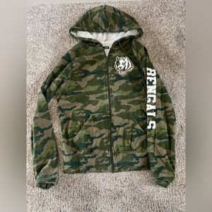 Cincinnati Bengals Camo Zip Up Hoodie